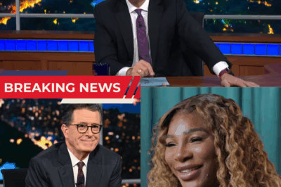 Stephen Colbert Emotionally Responds to Serena Williams’ On-Air Confession: “She Took the Air Out of the Room — and Gave Us Something Deeper”