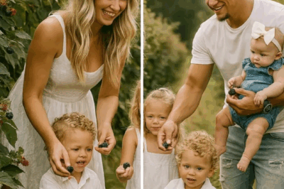 Patrick Mahomes and his wife and kids went raspberry picking and the cuteness of the Mahomes kids melted everyone!