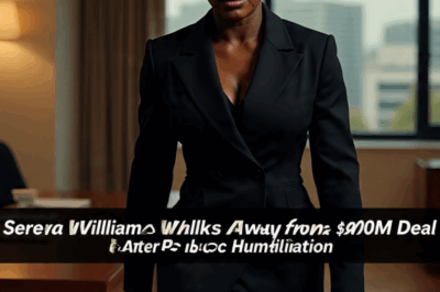 “Serena Williams Walks Away from a $900M Deal After Public Humiliation”