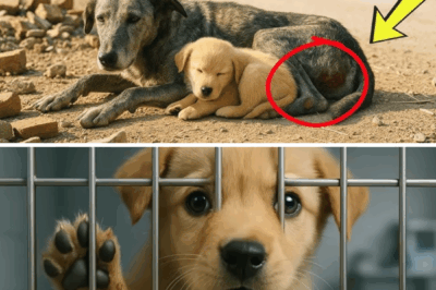 Puppy Refused to Leave His Wounded Mother Dog — What Happened Next Was Heartbreaking