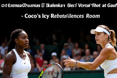 Tension Erupts at Canada Open as Sabalenka Fires Verbal Shot at Gauff — Coco’s Icy Rebuttal Silences Room
