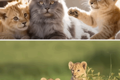 A Mother’s Love Knows No Bounds: Cat Raises Abandoned Lion Cubs, Reunites Years Later