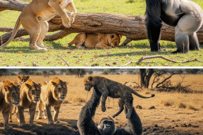 Lioness Begged a Gorilla to Save Her Cub, What the Gorilla Did Shocked Everyone