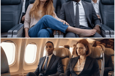 White Woman Puts Her Feet on Black CEO—Strange Crew Response, Minutes Later the Airline Is in Chaos