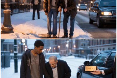 Struggling Black Teen Helps an Old Man on a Cold Night, Days Later, a Millionaire Knocks on His Door
