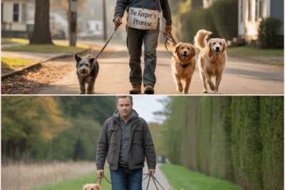 Man Walks His Dogs Every Morning – Until People Discover He’s Hiding an Unbelievable Secret!