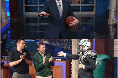 Stephen Colbert Takes on a Revolutionary Robotic Tackling Dummy