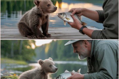 Little Bear Desperately Begged A Man For Fish – Then He Followed It & Saw Something Unbelievable!