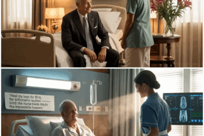 “Heal My Legs for $1M,” the Billionaire Laughed—Until the Nurse Made the Impossible Happen