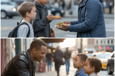 Black Man Gives Food to Two Homeless Kids, What Happens Next Will Touch Your Heart