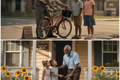 Elderly Black Man Gives 2 Poor Kids a Bike to Follow Their Dreams, What Happens Next Is Touching