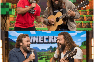 Jack Black and Jason Momoa Chaotically Break into Song During ‘Minecraft’ Interview