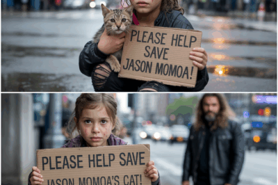 Homeless Girl Begged to Save His Cat, Jason Momoa Is Watching! What Happened next! Will Shock You