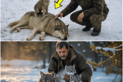 Man Saves Crying Wolf Cubs And Dying Mother – What Happened Next Was UNBELIEVABLE!