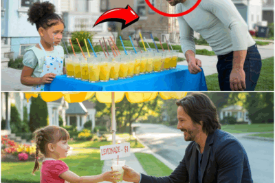 Keanu Reeves Buys Lemonade from a Little Girl – The Reason She’s Selling Will Break Your Heart!