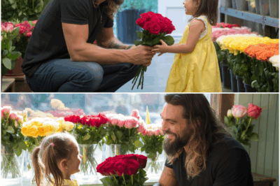 Jason Momoa Buys Roses for a Little Girl in a Flower Shop What Happens Next Will Touch Your Soul