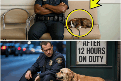 After 12 Hours On Duty, Cop Stays With Dog – The HEARTBREAKING Reason Stuns All