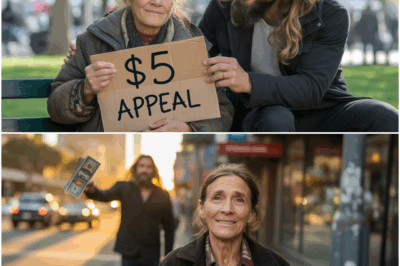 Homeless Woman’s $5 Plea to Jason Momoa – His Heartwarming Response Will Leave You Speechless