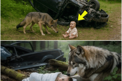 Wolf Finds Newborn Baby After Crash, Takes Her to Forest – Then the Unthinkable Happens
