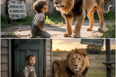 This Lion Approached An Abandoned Crying Boy – Then The Unthinkable Happened!