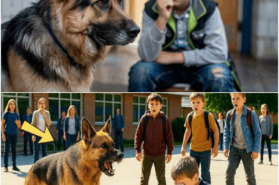 Bullied Boy Cries at School — Then a Stray German Shepherd Steps In and Changes Everything