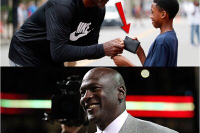 Boy Returns Michael Jordan’s Wallet—But What He Hides Inside Leaves the Legend in Tears