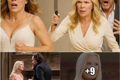 Explosive Showdown: Brooke Goes Crazy Chasing Taylor on Ridge’s Wedding Day!