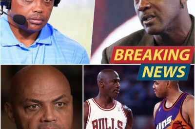 Shocking Showdown: Michael Jordan Dragged Off TNT Set After Brutal On-Air Brawl with Charles Barkley