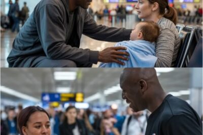 Michael Jordan’s Unexpected Airport Encounter With a Struggling Single Mom—His Heartwarming Gesture for Her Baby Left Everyone in Awe