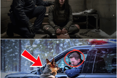 Wounded K9 Dog Stops Police Car in Snowstorm—What He Leads the Officer To Will Leave You Speechless
