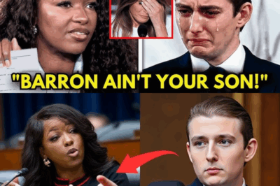 Barron Trump’s DNA Mystery Solved—Jasmine Crockett’s Exposé Sends Shockwaves Through Washington, Revealing Secrets the Trump Family Tried to Hide!
