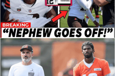 Shedeur Sanders Explodes After Benching, Demands Trade as Browns Fans Rage Over Stefanski’s Controversial Decision