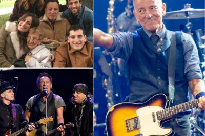 The Crowd Held Its Breath As Bruce Springsteen Took A Quiet Moment On Stage, 75 Years Young, Eyes Shining With Emotion. He Spoke Of A Life Woven With Music, Family, And The Small Joys