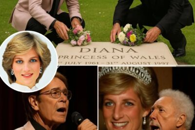 “No Stage, No Spotlight — Only Two Voices And The Memory Of A Great Heart…” — Beneath A Quiet Summer Sky, Sir Cliff Richard And Sir Tom Jones Stepped Forward To Princess Diana’s Resting Place