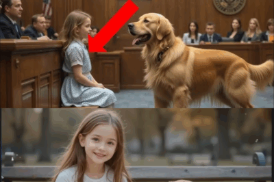 Little Girl Gives Secret Signal to Dog in Courtroom Judge FREEZES When He Realizes the Truth