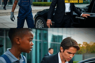 Cleaner’s Black Son Yelled: “Don’t Get In The Car!” – What The CEO Did Next SHOCKED The Whole Company