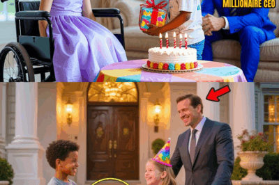 No One Went to the CEO’s PARALYZED Daughter’s B-Day – Until a BLACK Boy Said: “Can I?”
