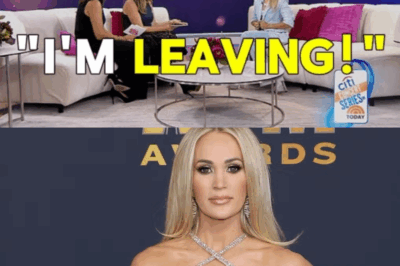 Carrie Underwood’s Live Morning Show Walk-Off: How A Routine Interview Sparked a Culture War