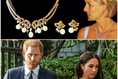 Shock in the Palace: Kate Blocks Meghan from Queen’s Sapphire Necklace—’Heirlooms Stay with the Crown!’ Meghan Calls It Betrayal as King Charles Sides with Kate
