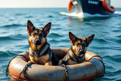 From the Depths: How Two Abandoned Puppies and a Broken Soldier Found Redemption on the Atlantic