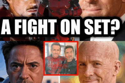 RYAN REYNOLDS AND ROBERT DOWNEY JR. AT WAR ON THE SET OF DISNEY MARVEL AVENGERS MOVIE?! ALLEGEDLY.