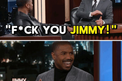 Michael B. Jordan Walks Off Jimmy Kimmel: The Viral Showdown That Changed Hollywood’s View on Respect and Empathy”