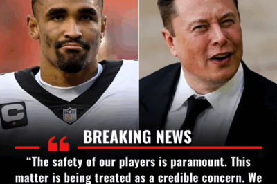 “BREAKING NEWS: Billionaire Elon Musk has sent shockwaves through the sports world after posting a cryptic message aimed at Philadelphia Eagles superstar Jalen Hurts.
