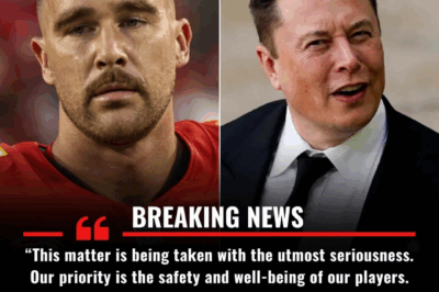 “BREAKING NEWS: Billionaire Elon Musk has sent shockwaves through the sports world after posting a cryptic message aimed at Kansas City Chiefs superstar Travis Kelce.
