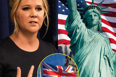 AMY’S OUT! Famous Comedian Amy Schumer Announces She Will Move to London — “I Am Not Respected in America.” She Reveals a Reason That Is Shaking Up U.S. Politics