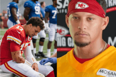The Kansas City Chiefs Are Facing a Major Setback Just Days Before the Season Kicks Off, as Star Quarterback Patrick Mahomes Suffered an Unexpected Injury During the Final Practice of Training Camp