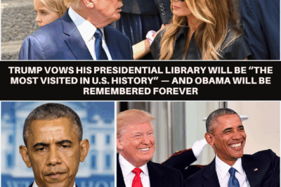 Trump Vows His Presidential Library Will Be “The Most Visited in U.S. History” — And Obama Will Be Remembered Forever