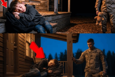 A Soldier Came Home to Find His Son Shivering on the Cold Porch… The Truth Left Him in Tears