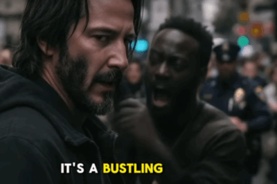 A Black Street Performer Is Chased Away by Police – Keanu Comes and Performs with Him in Front of a Crowd