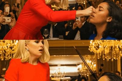 She slapped the billionaire’s Black wife in public — seconds later, she was on her knees begging